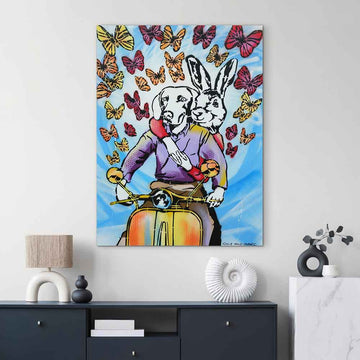 They Lived in Happiness (Original Painting)