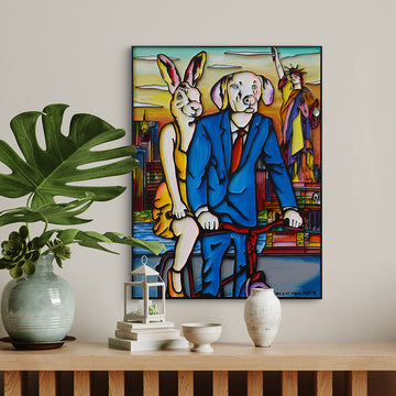 They Loved Each Other More and More (Original Painting)