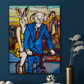 They Loved Each Other More and More (Original Painting)