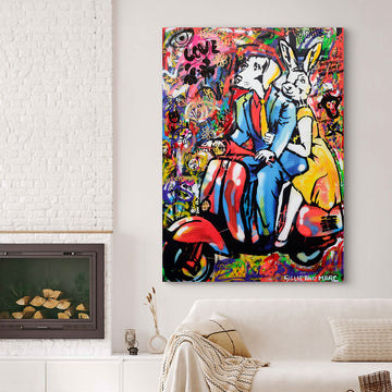 They Only Had Eyes for Each Other (Original Painting)