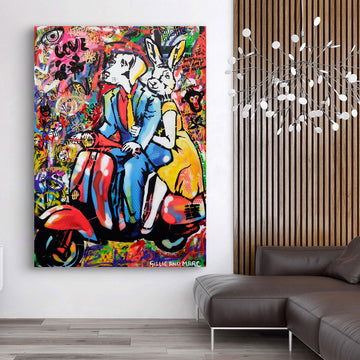 They Only Had Eyes for Each Other (Original Painting)