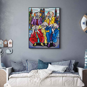 They Saw Something They Would Never Forget (Original Painting)