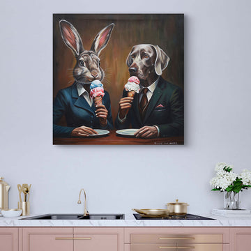 They Screamed for Ice Cream (Original Painting)