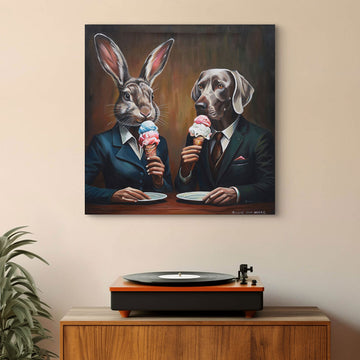 They Screamed for Ice Cream (Original Painting)