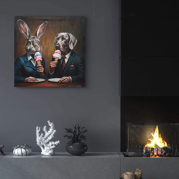 They Screamed for Ice Cream (Original Painting)