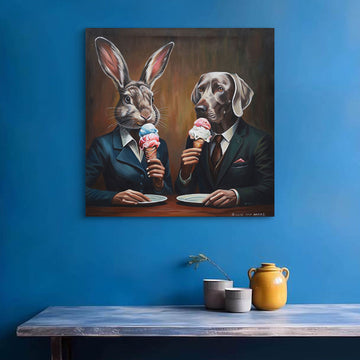 They Screamed for Ice Cream (Original Painting)