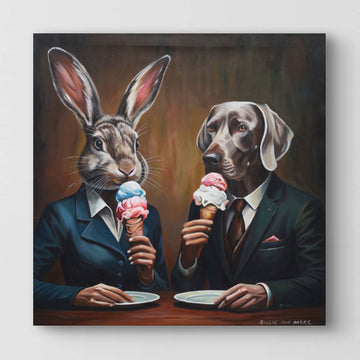 They Screamed for Ice Cream (Original Painting)