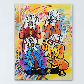 They Watched the World (Original Painting)