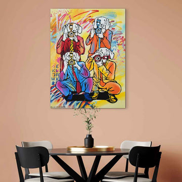 They Watched the World (Original Painting)