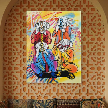 They Watched the World (Original Painting)