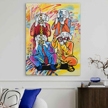 They Watched the World (Original Painting)