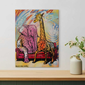 They Were Best Buddies (Original Painting)