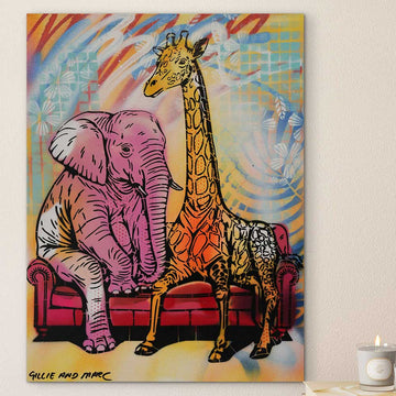 They Were Best Buddies (Original Painting)