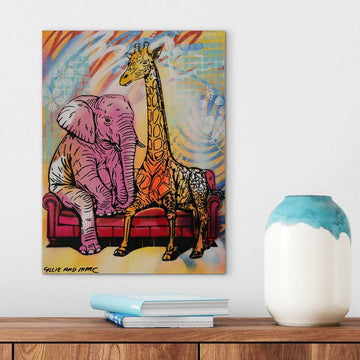 They Were Best Buddies (Original Painting)