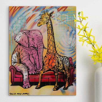 They Were Best Buddies (Original Painting)