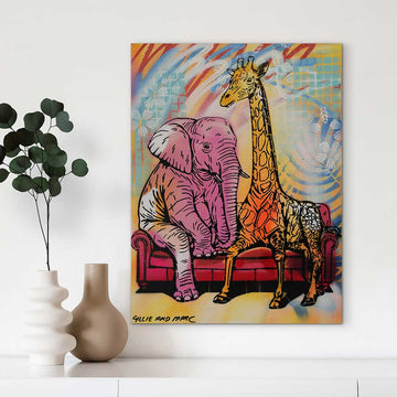 They Were Best Buddies (Original Painting)