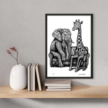 They Were Best of Friends (Giclee Canvas Print)