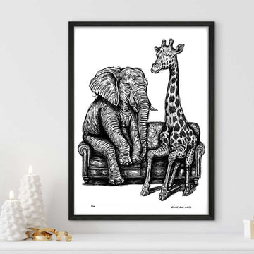 They Were Best of Friends (Giclee Canvas Print)