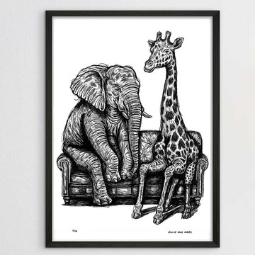 They Were Best of Friends (Giclee Canvas Print)