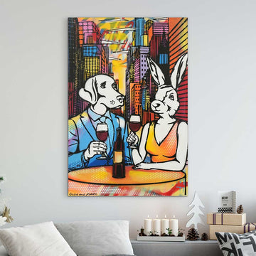 They Were Drinking A Fine Drop (Original Painting)