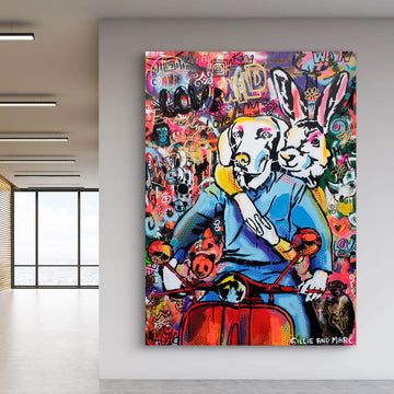 They Were Ready for an Adventure They Would Never Forget (Original Painting)