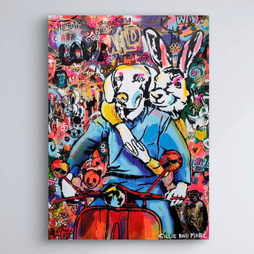 They Were Ready for an Adventure They Would Never Forget (Original Painting)