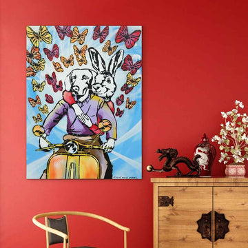 They Were So Much in Love It Hurts (Original Painting)