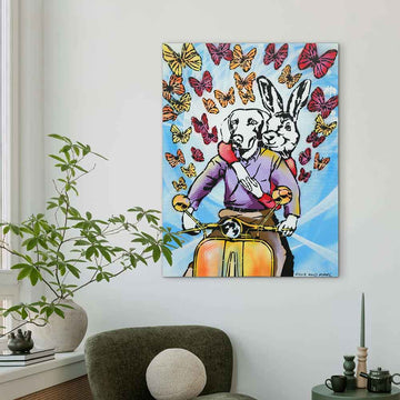 They Were So Much in Love It Hurts (Original Painting)