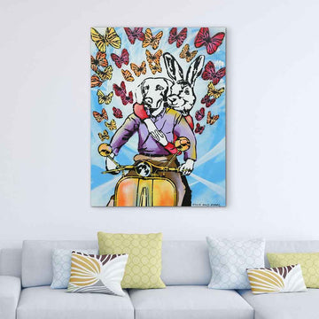 They Were So Much in Love It Hurts (Original Painting)