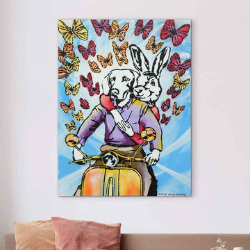 They Were So Much in Love It Hurts (Original Painting)