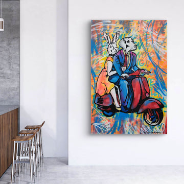 They Were So Much in Love (Original Painting)