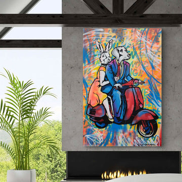 They Were So Much in Love (Original Painting)