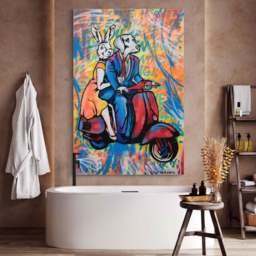 They Were So Much in Love (Original Painting)