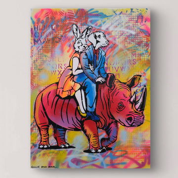 They Were There Till the Very End (Original Painting)