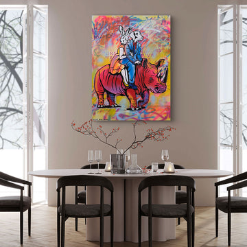 They Were There Till the Very End (Original Painting)