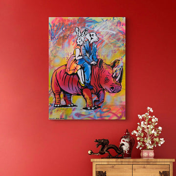 They Were There Till the Very End (Original Painting)