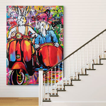 They Were Together to the Day They Died (Original Painting)