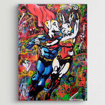 They Were a Power Couple Working for a Better World (Original Painting)