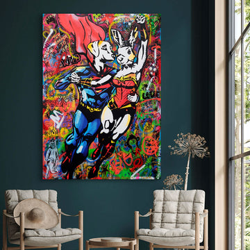 They Were a Power Couple Working for a Better World (Original Painting)