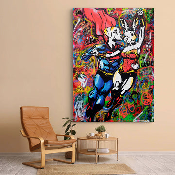 They Were a Power Couple Working for a Better World (Original Painting)