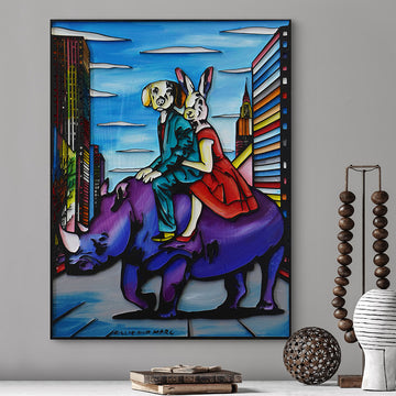 They Were on a Journey That Would Last Forever (Original Painting)