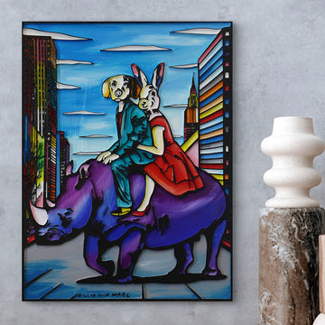 They Were on a Journey That Would Last Forever (Original Painting)