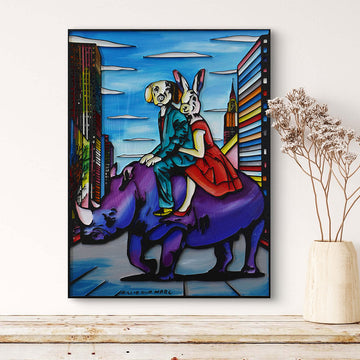 They Were on a Journey That Would Last Forever (Original Painting)