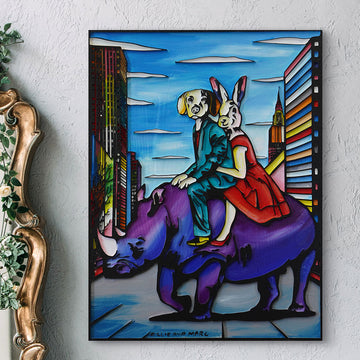 They Were on a Journey That Would Last Forever (Original Painting)