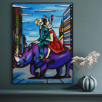 They Were on a Journey That Would Last Forever (Original Painting)