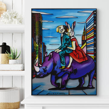 They Were on a Journey That Would Last Forever (Original Painting)