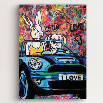 They Were on a Wild Ride That Would Last a Lifetime (Original Painting)