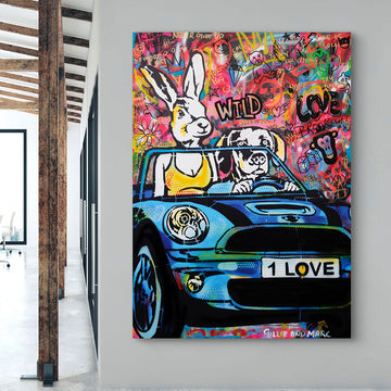 They Were on a Wild Ride That Would Last a Lifetime (Original Painting)