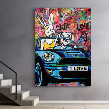 They Were on a Wild Ride That Would Last a Lifetime (Original Painting)