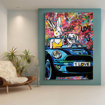 They Were on a Wild Ride That Would Last a Lifetime (Original Painting)